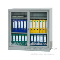 Half sliding glass door cabinet /file cabinet